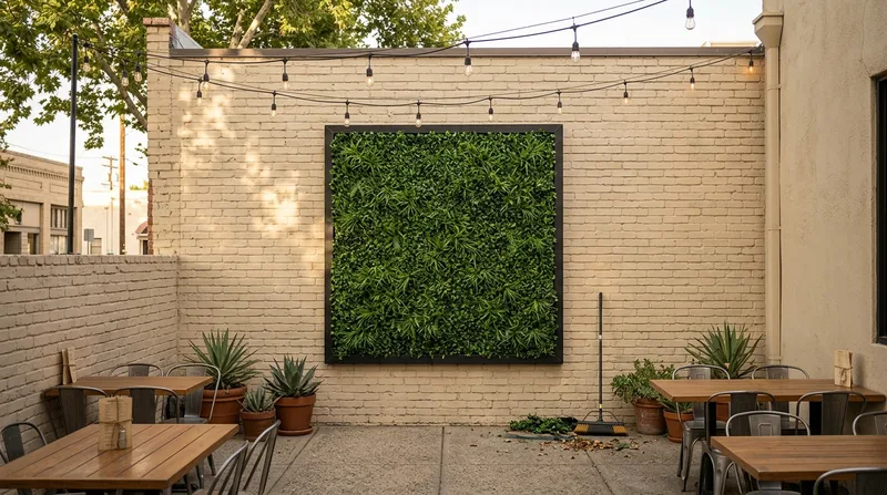 Artificial Grass Walls & Vertical Greenery Fresno