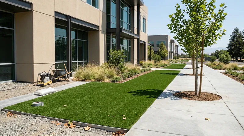 Commercial Artificial Grass Installation Fresno
